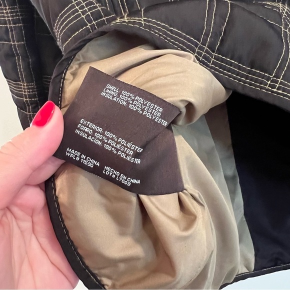 Women’s Weatherproof brown plaid insulated zip up jacket size large L - Picture 6 of 6